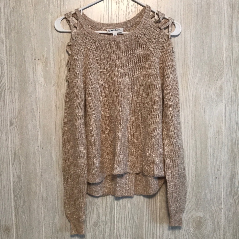 Cold Shoulder Sweater